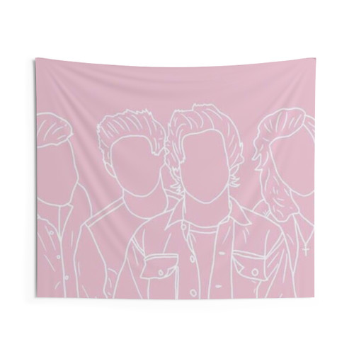 One Direction Floral Tapestry