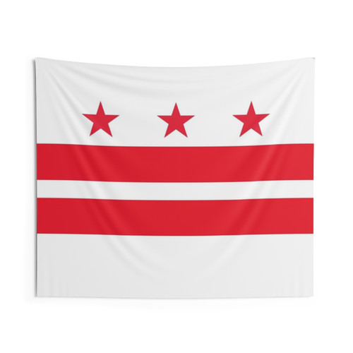 Washington DC Flag Tapestry Wall Hanging