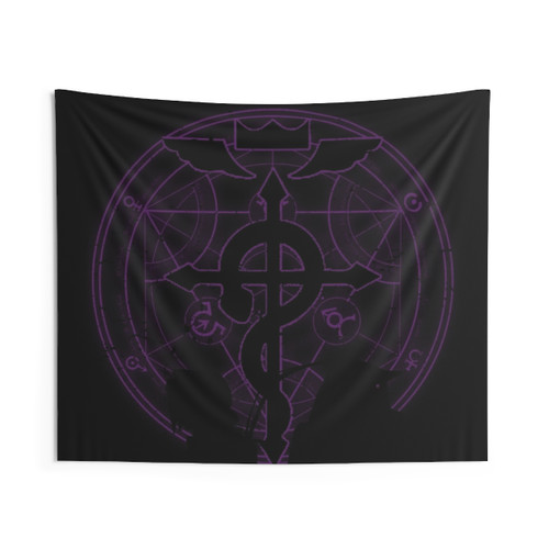 Purple Fullmetal Alchemist Anime Tapestry