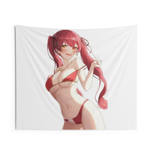 Hololive Houshou Marine Chibi Anime Tapestry