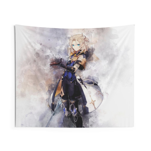Genshin Impact Albedo Watercolor Tapestry