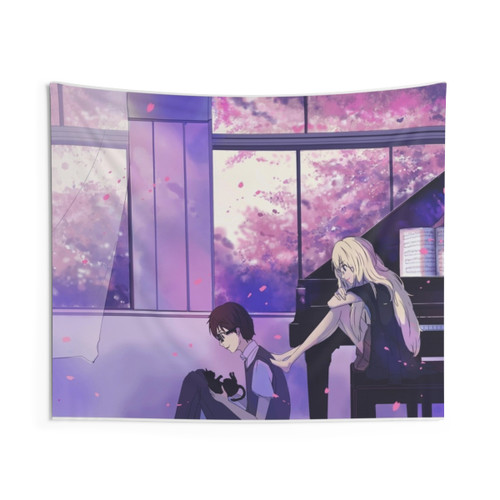 Shigatsu Wa Kimi No Uso Anime Tapestry
