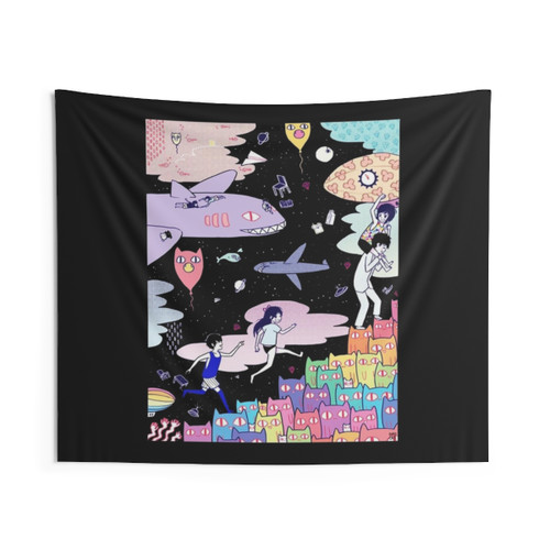 Omori Fan Art Tapestry Wall Hanging