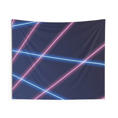 Retro 90s Laser Beam Tapestry for Picture Day