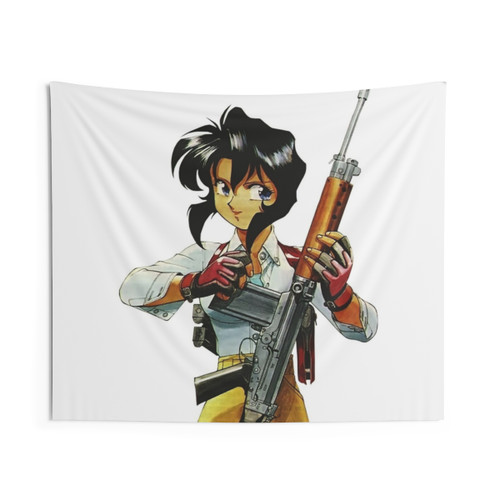 Gunsmith Cats Anime Tapestry Featuring Irene 'Rally' Vincent