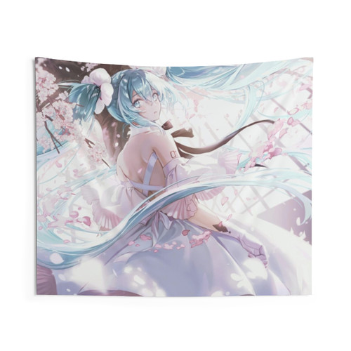 Hatsune Miku Sakura Edition Anime Tapestry