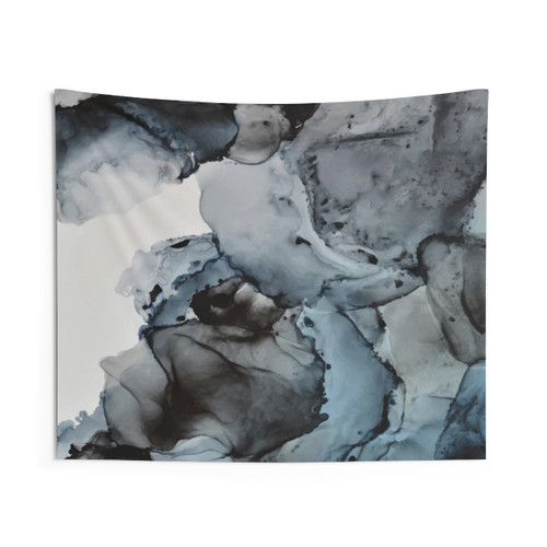 Smoke Show Alcohol Ink Painting Tapestry