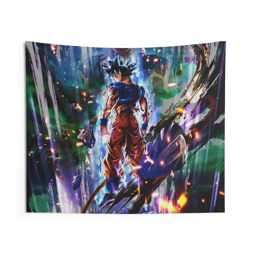 Ultra Instinct Goku Anime Tapestry