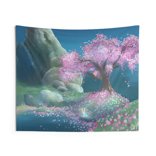 Satori Mountain Zelda Tapestry