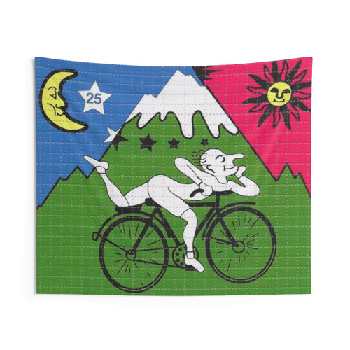 LSD Bicycle Day Tapestry by Albert Hofmann