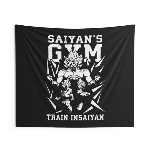 Saiyan's Gym Anime Motivational Tapestry