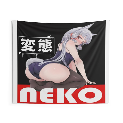 Thicc Anime Neko Tapestry