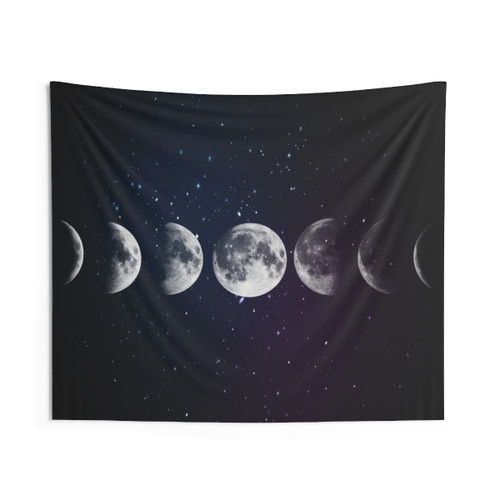 Phases of the Moon Tapestry Wall Art