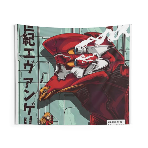 Evangelion 02 Tapestry - Featuring Characters from the Neon Genesis Anime