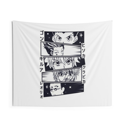 Anime Faces Tapestry for Home Decor
