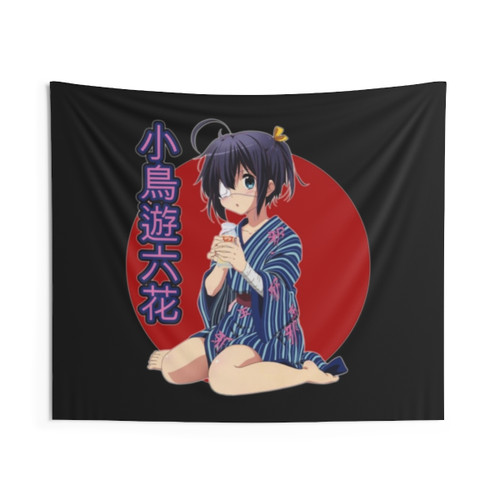 Kawaii Takanashi Rikka Anime Tapestry