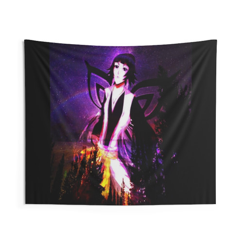 Soi Fon Anime Butterfly Tapestry