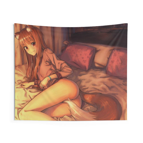 Horo Spice and Wolf Anime Tapestry