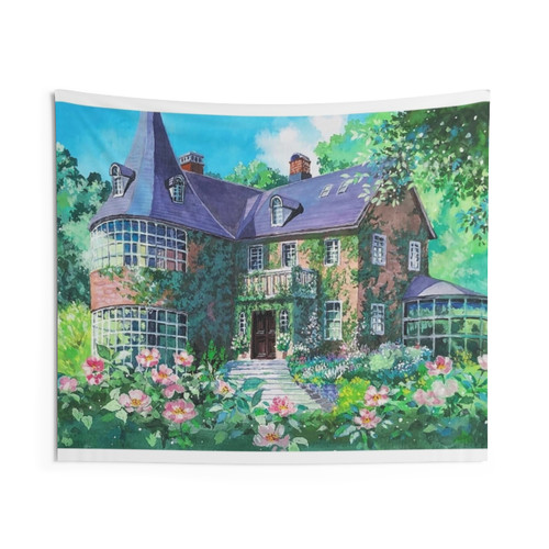 Garden Flower Tapestry - Captivating Home Decor
