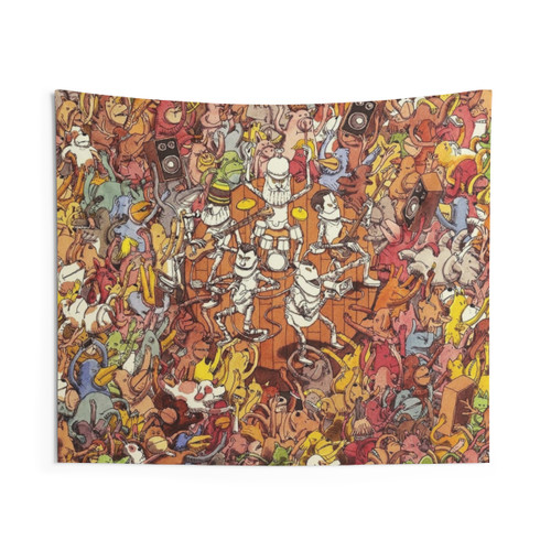 Gavin Dance City 2020 Malamsenin Tapestry