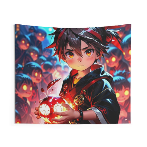 Magical Boy with Powers Anime Tapestry