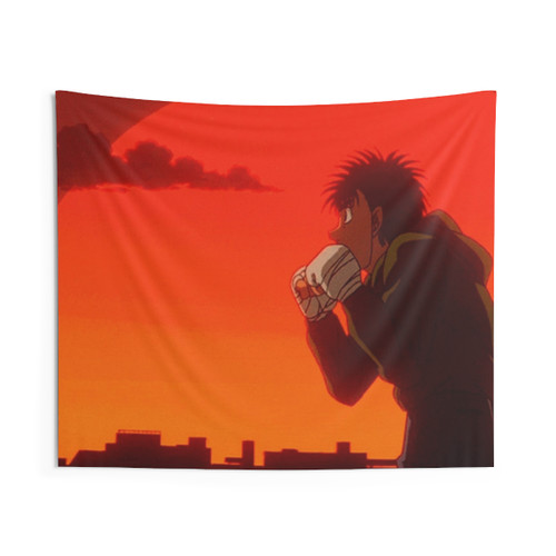 Hajime no Ippo Boxing Sunset Tapestry