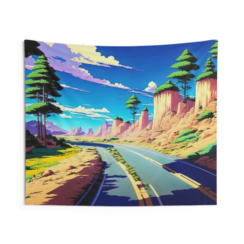 Anime Vintage Scenery Tapestry