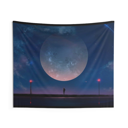 Anime Lone Moon Tapestry