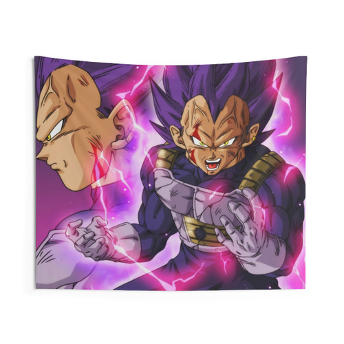 Ultra Ego Vegeta Transformation Tapestry - Dragon Ball Anime