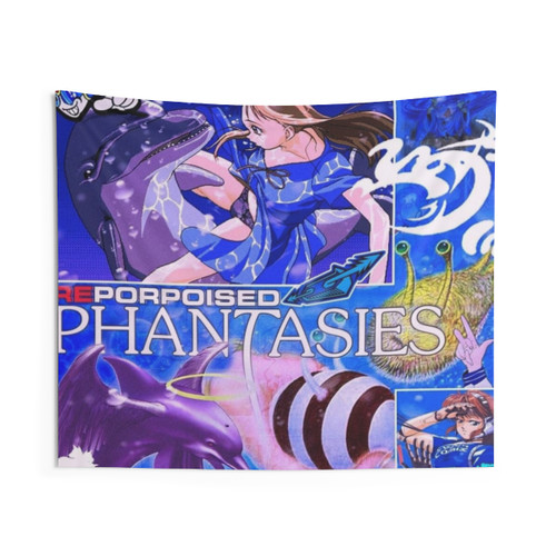 Machine Girl Repurposed Phantasies Tapestry