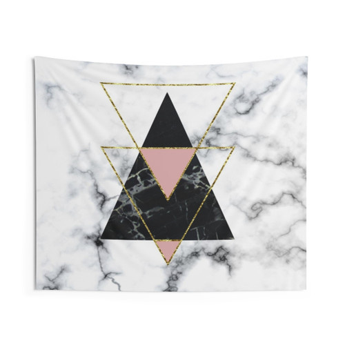 Geo Glam Marble Tapestry