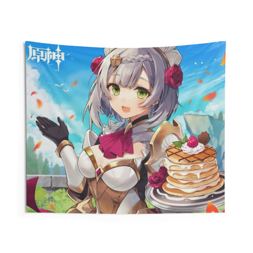 Genshin Impact Noelle Birthday Artwork Tapestry