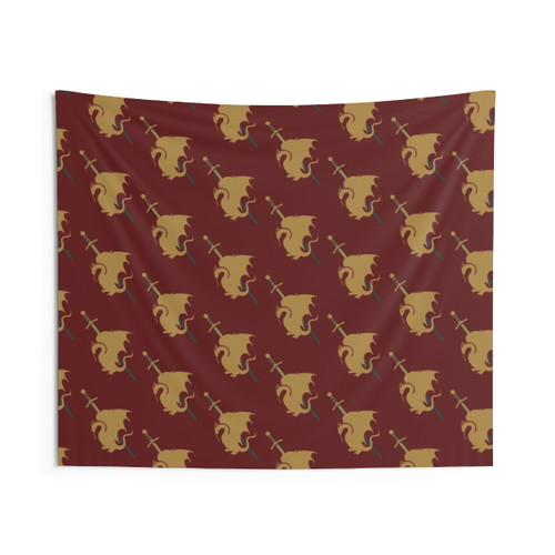 Excalibur Wyvern Fantasy Tapestry