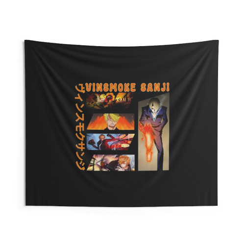 Vinsmoke Sanji Blackfoot One Piece Tapestry