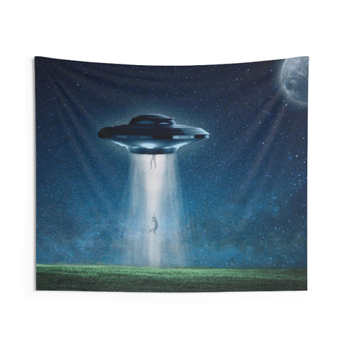 Galaxy Universe Alien Abduction Tapestry