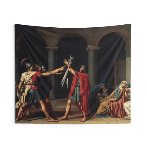 Oath of the Horatii Tapestry by Jacques-Louis David