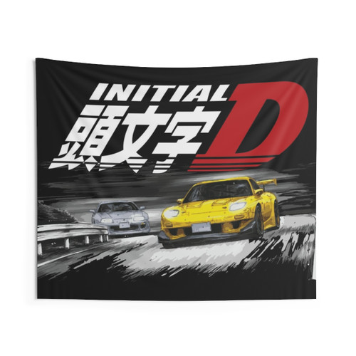 Initial D FD RX7 vs A90 Supra 2JZ Drifting Tapestry