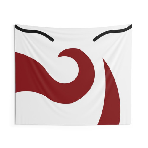 Haku Anime Tapestry - Minimalist Abstract Face Wall Art