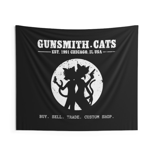 Gunsmith Cats Anime Manga Tapestry Wall Hanging
