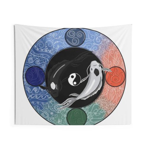 Tui and La Avatar: The Last Airbender Tapestry