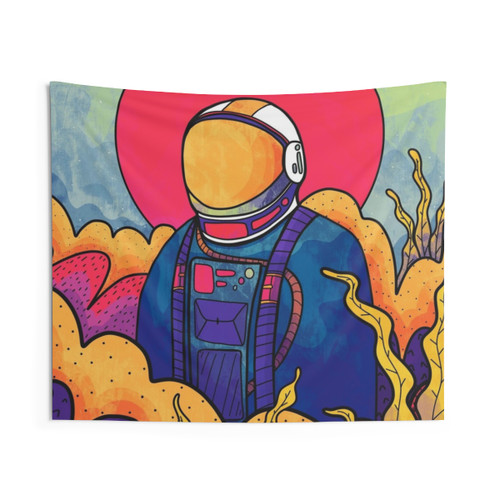 Vibrant Space Explorer Tapestry
