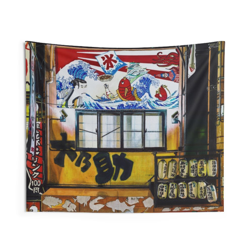 Osaka Restaurant Tapestry Art Print