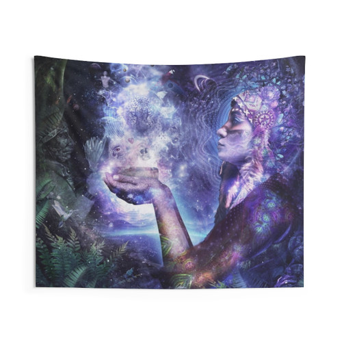 Mother Aya Psychedelic Tapestry