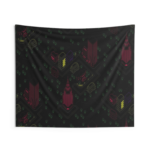 Earthbound Moonside Full Map Tapestry