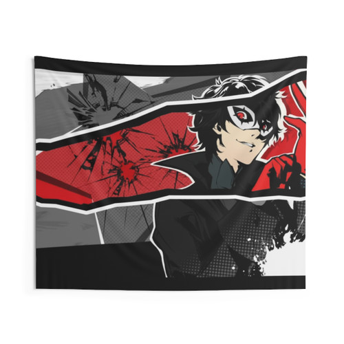 Joker Battle Tapestry - Persona 5 Royal Video Game Art