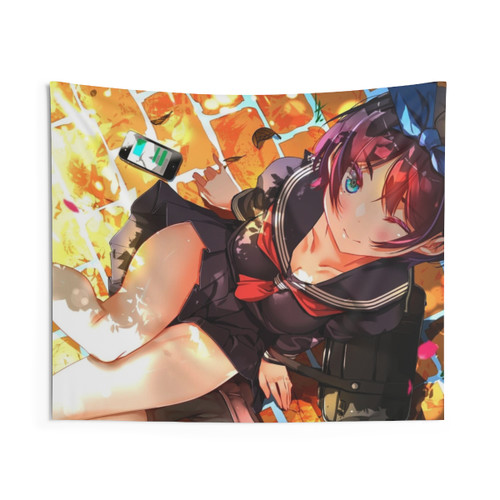 Sexy Sarashina Ruka Kawaii Anime Girl Tapestry