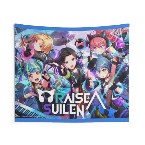 Raise a Suilen Bandori Anime Tapestry