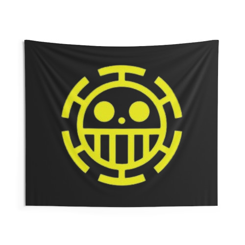 One Piece Trafalgar Law Pirate Flag Tapestry