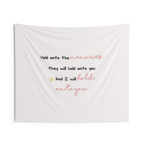 Taylor Swift Hold Onto the Memories Tapestry