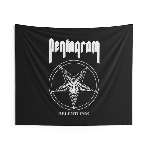 Pentagram Relentless Heavy Metal Tapestry